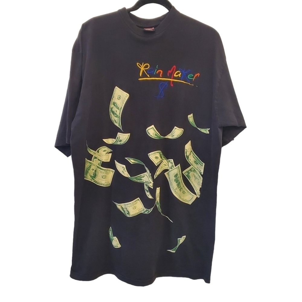 Griffin Active Wear 3XL 100% Cotton Black Graphic T Shirts Embroidery